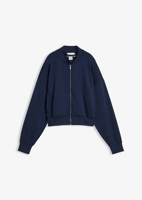 Blouson doux en sweat avec viscose, bonprix