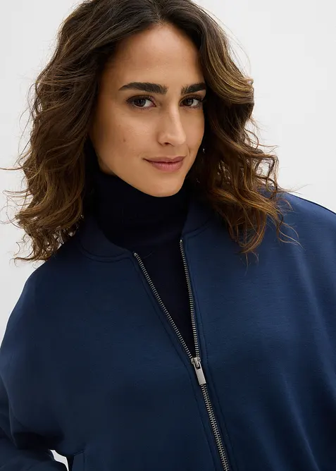 Blouson doux en sweat avec viscose, bonprix