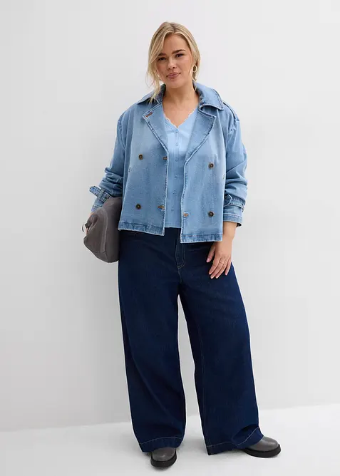 T-shirt 2 en 1 100% coton, bonprix