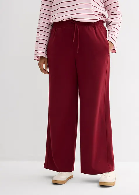 Pantalon palazzo doux en n&eacute;opr&egrave;ne, bonprix
