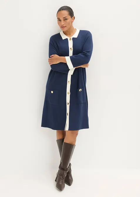 Robe en maille, bonprix