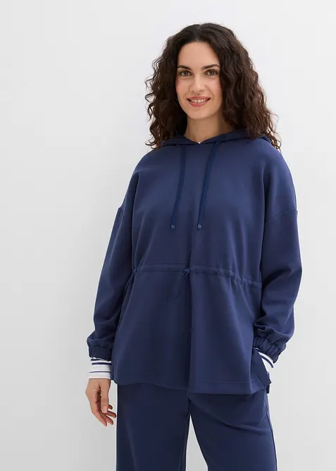 Sweat-shirt oversize en mati&egrave;re n&eacute;opr&egrave;ne douce, bonprix