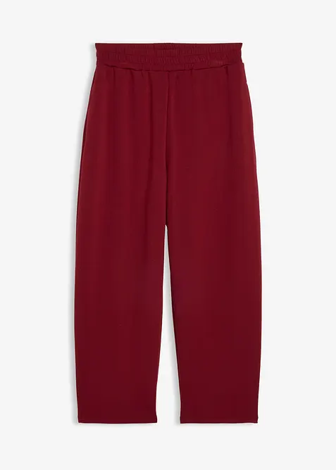 Pantalon barrel en jersey n&eacute;opr&egrave;ne, bonprix