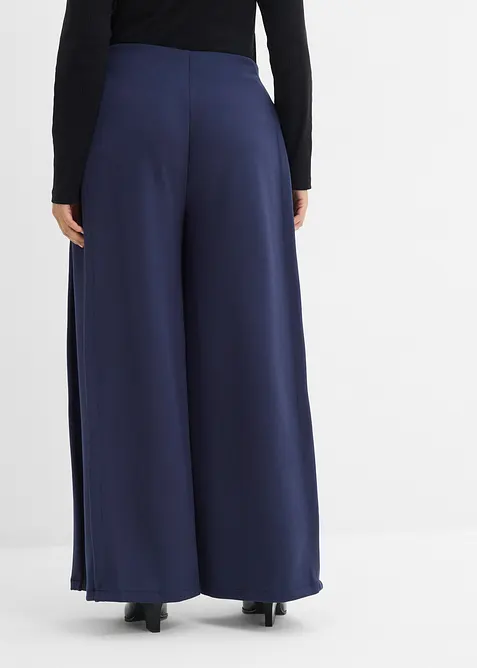 Pantalon ample &agrave; pli sur le c&ocirc;t&eacute;, bonprix
