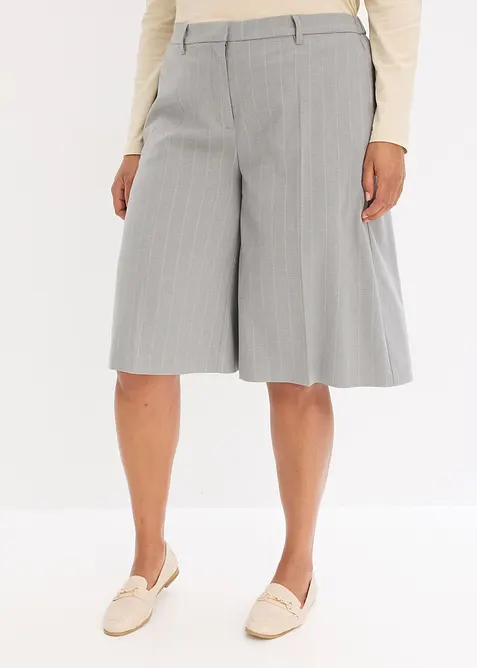 Bermuda &agrave; rayures tennis et pinces, bonprix