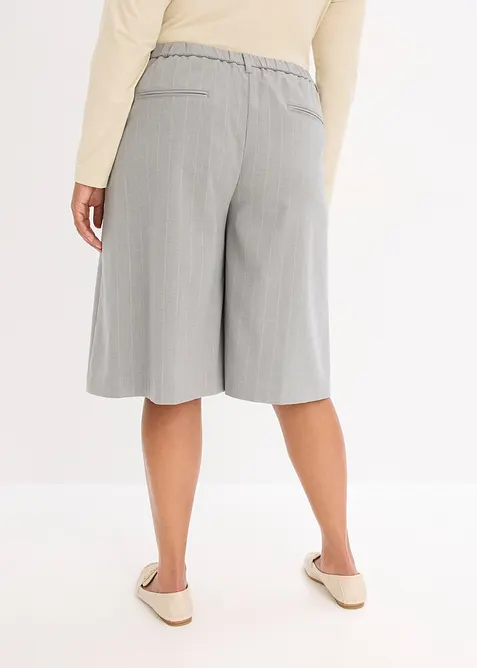 Bermuda &agrave; rayures tennis et pinces, bonprix