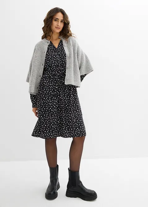 Robe blouse en viscose fluide, bonprix