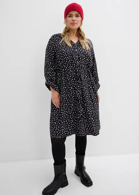 Robe blouse en viscose fluide, bonprix