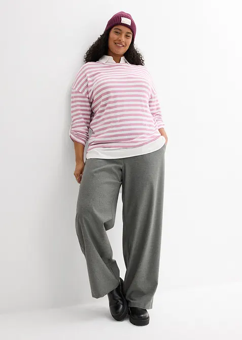 Sweat-chemise 2en1, bonprix