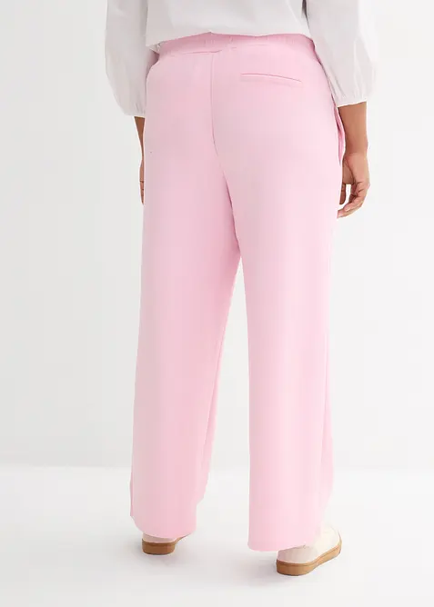 Pantalon en jersey n&eacute;opr&egrave;ne &agrave; pinces, bonprix