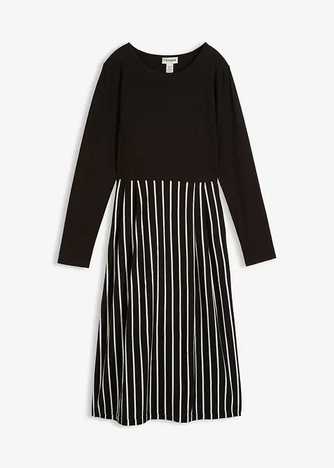 Robe midi en jersey coton, bonprix