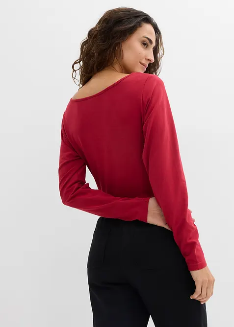 Lot de 2 bodys manches longues, bonprix