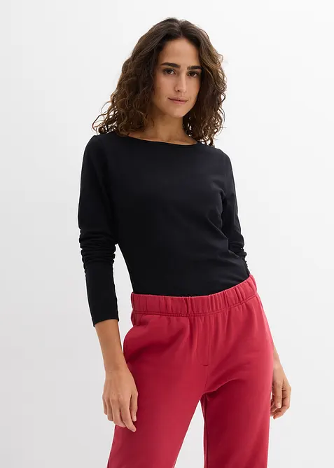 Lot de 2 bodys manches longues, bonprix