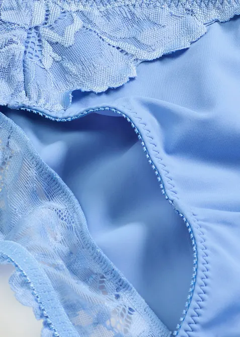 Slip &agrave; dentelle florale, bonprix