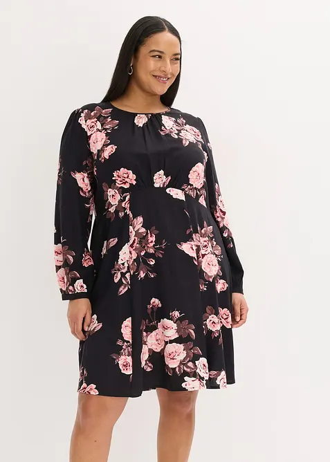 Robe &eacute;l&eacute;gante en viscose, bonprix