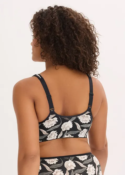 Lot de 2 soutiens-gorge sans armatures ferm&eacute;s devant, bonprix