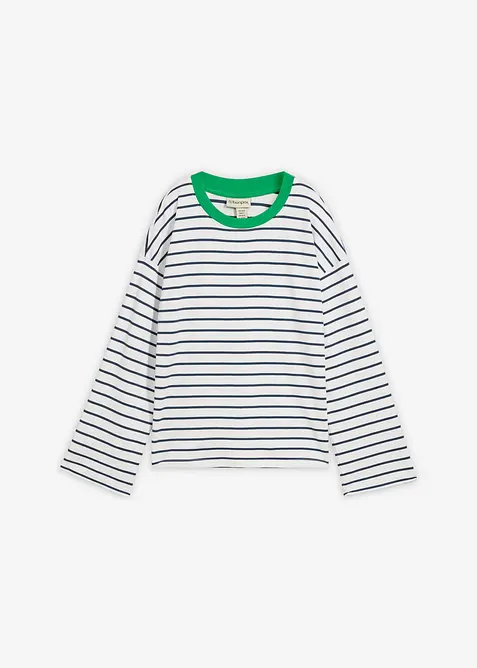 T-shirt manches longues 100% coton, bonprix