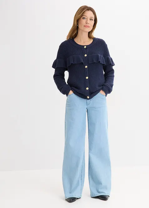 Gilet en fine maille, bonprix