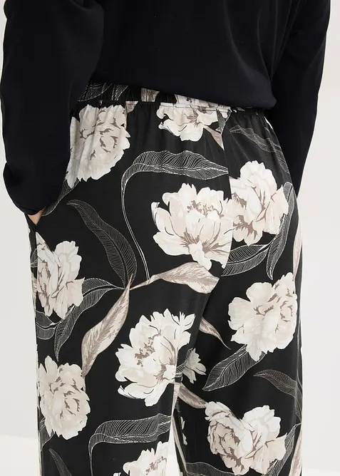 Pyjama &eacute;vas&eacute; avec viscose, bonprix