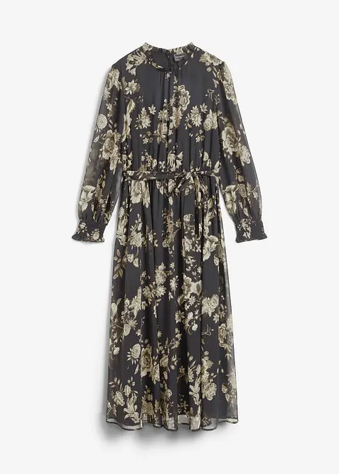 Robe en cr&ecirc;pe, bonprix