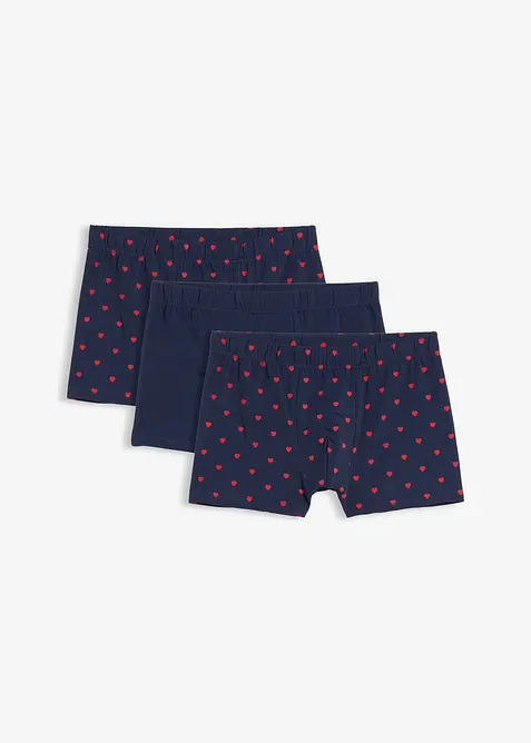 Lot de 3 boxers coton, bonprix