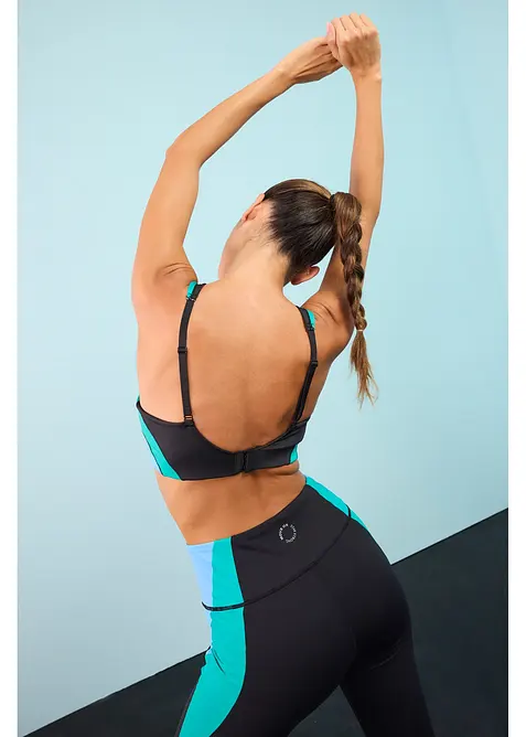 Soutien-gorge de sport rembourr&eacute;, maintien mod&eacute;r&eacute;, bonprix