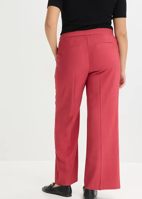 Pantalon large et l&eacute;ger &agrave; pinces, bonprix