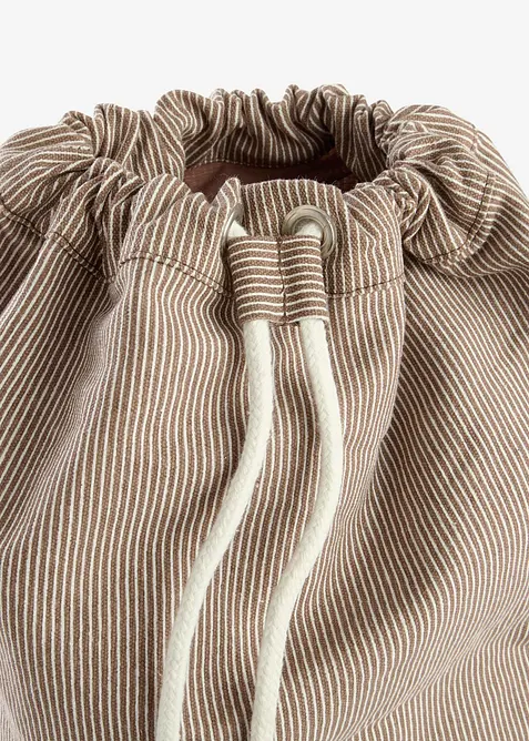 Sac &agrave; dos en toile ray&eacute;e, bonprix