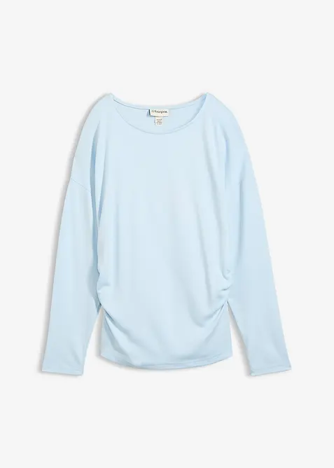 T-shirt manches longues en Punto di Roma confortable, bonprix