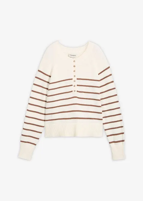 Pull 100% coton, bonprix