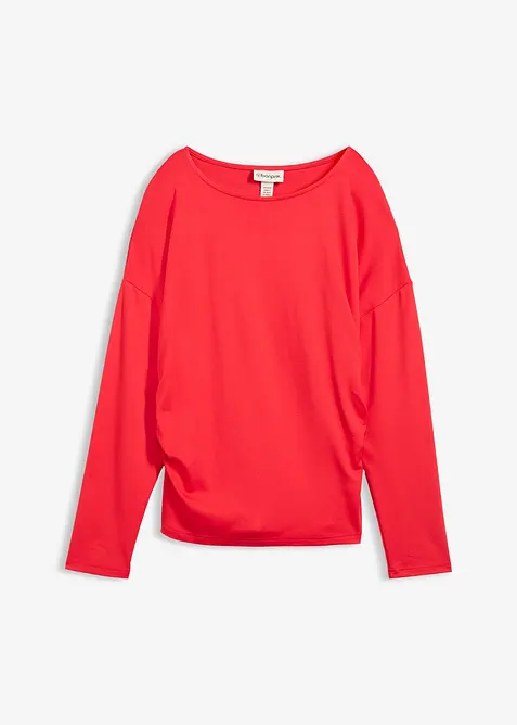 T-shirt manches longues en Punto di Roma confortable, bonprix