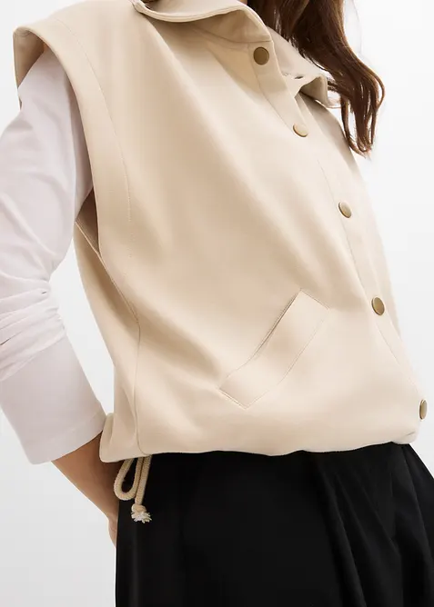 Gilet sans manches en mati&egrave;re n&eacute;opr&egrave;ne confortable, bonprix