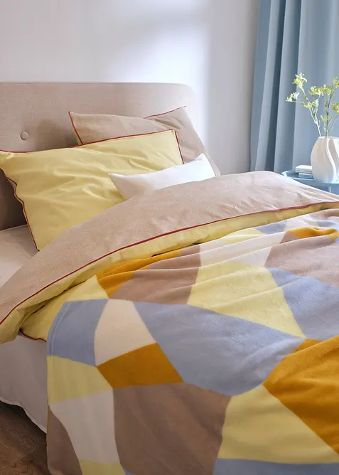 Parure de lit r&eacute;versible en linon, bonprix