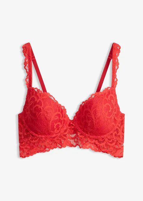 Soutien-gorge push-up en dentelle douce, bonprix