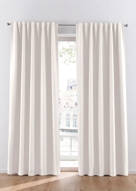 Rideau isolant avec envers en polaire douce, aussi en XXL (1 pce), bonprix