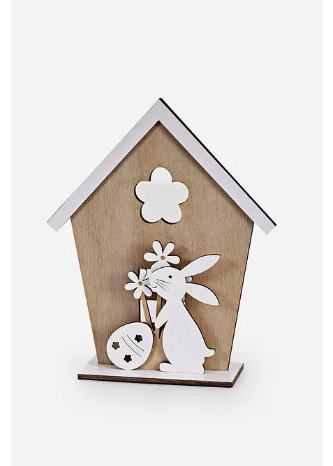 Lapin de P&acirc;ques d&eacute;co avec maison, bonprix