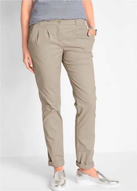 Pantalon chino extensible, bonprix