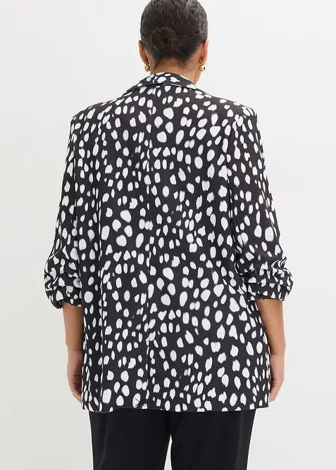 Blazer long imprim&eacute;, bonprix