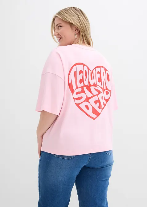 T-shirt boxy en coton &eacute;pais, bonprix