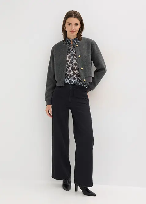 Blouse en mesh fin, bonprix