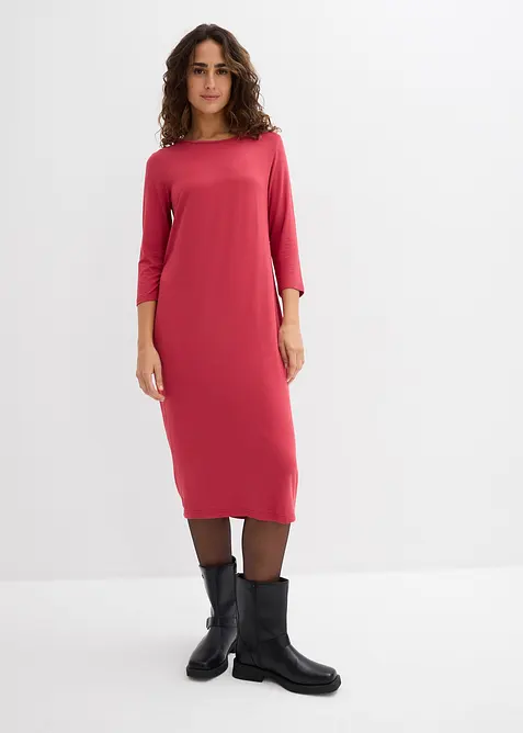 Robe en jersey &agrave; manches 3/4, bonprix