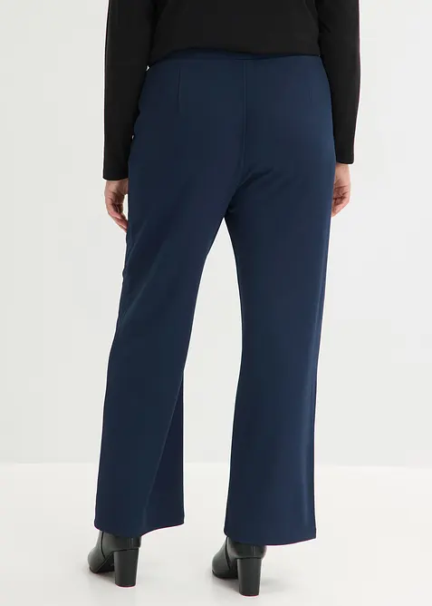 Pantalon &eacute;lastiqu&eacute; en interlock &eacute;pais, bonprix
