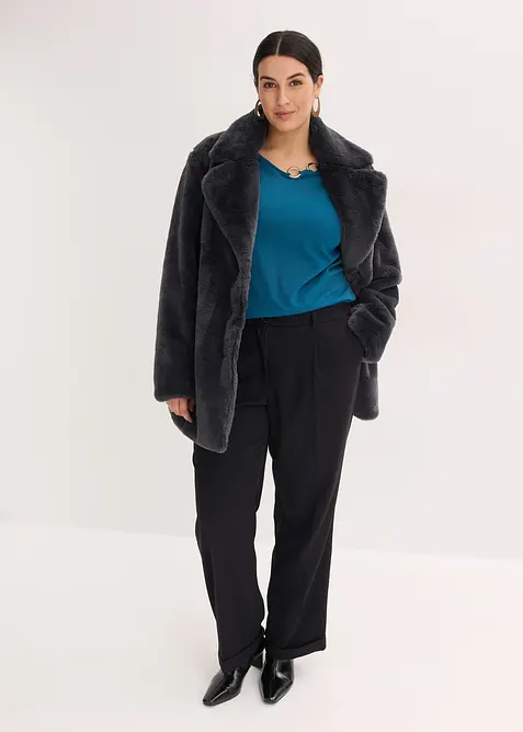 T-shirt manches longues d&eacute;tails &oelig;illets, bonprix