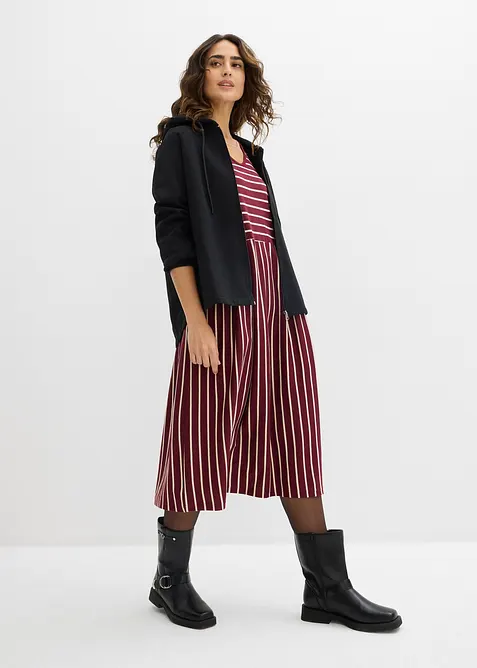 Robe midi en jersey coton, bonprix