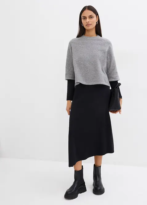 T-shirt oversize en maille, bonprix