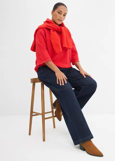 T-shirt oversize en maille, bonprix