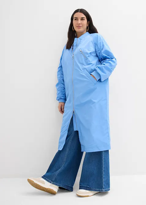 Manteau l&eacute;ger avec col en bord-c&ocirc;tes, bonprix