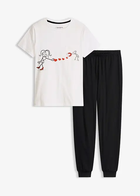 Pyjama en coton doux, bonprix