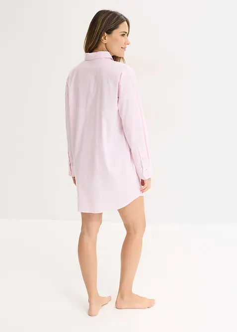 Chemise de nuit oversize tiss&eacute;e 100% coton, bonprix