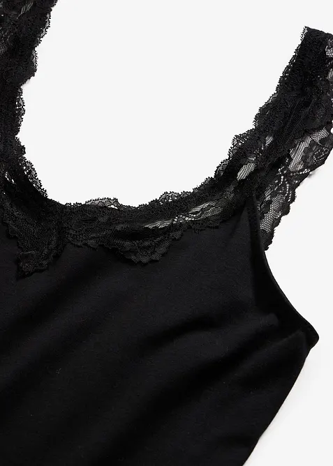 Chemise de nuit &agrave; dentelle, bonprix